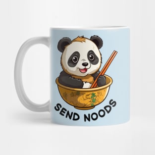 Kawaii Panda in Bowl of Ramen Send Noods Mug